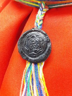 錫金多竹千法王寺廟裝藏加持 蓮師財神福運寶瓶